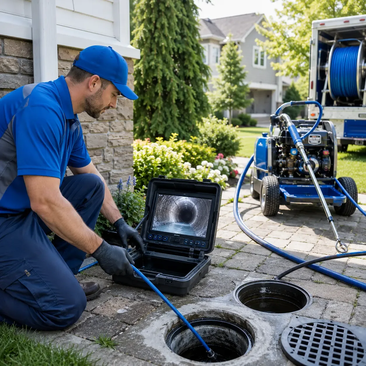 Outdoor drain cleaning professionals serving Wallingford, PA