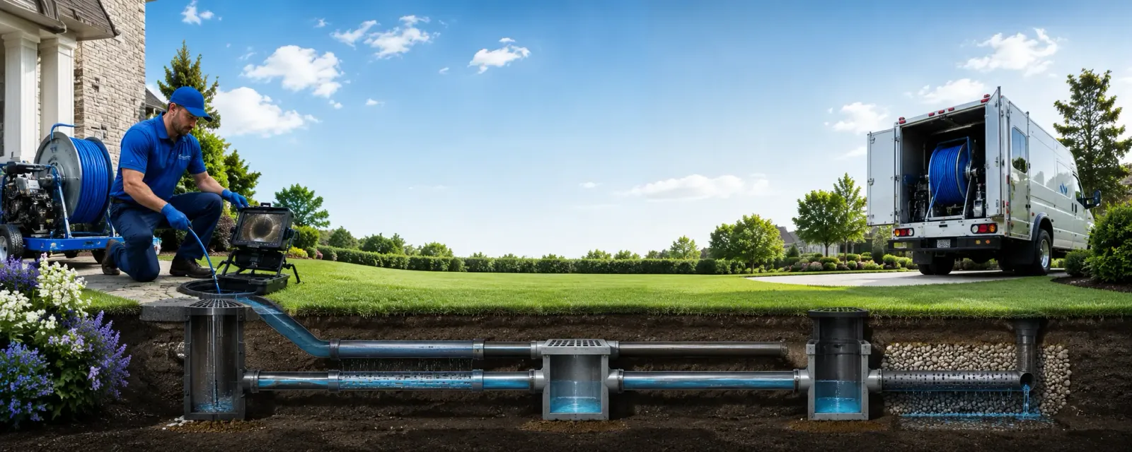 Outdoor drain cleaning information for Wallingford, PA